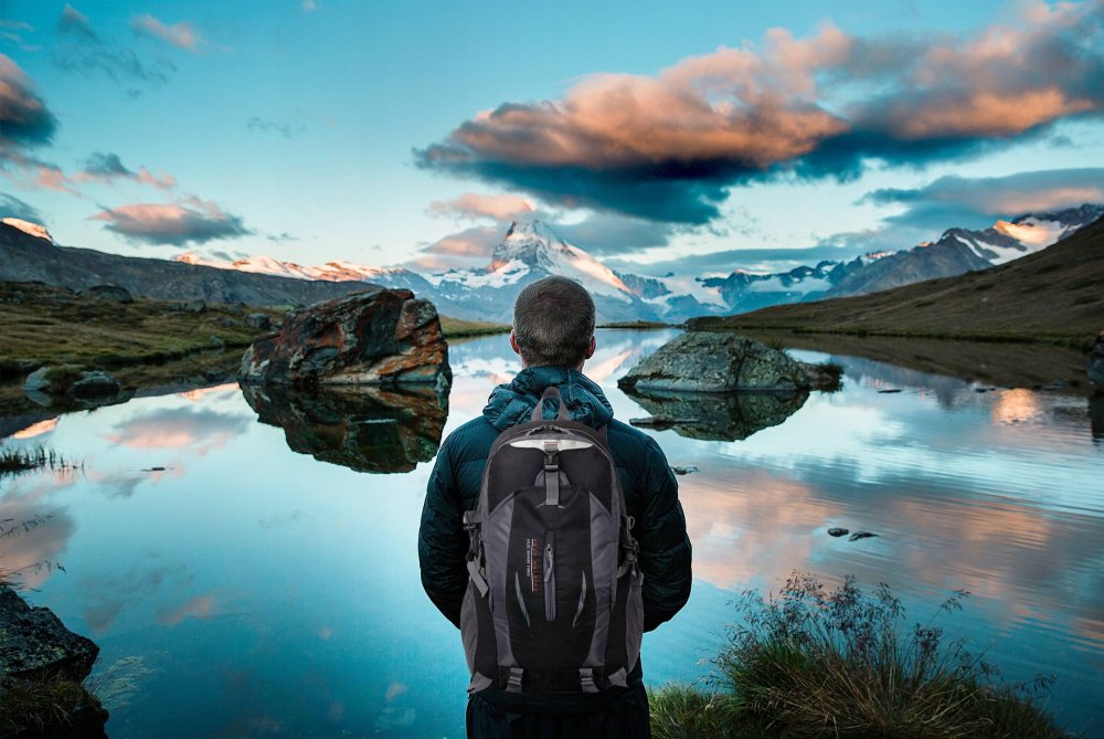 Backpack Tourism Hiking Travel Camping Bag, 30L (2)