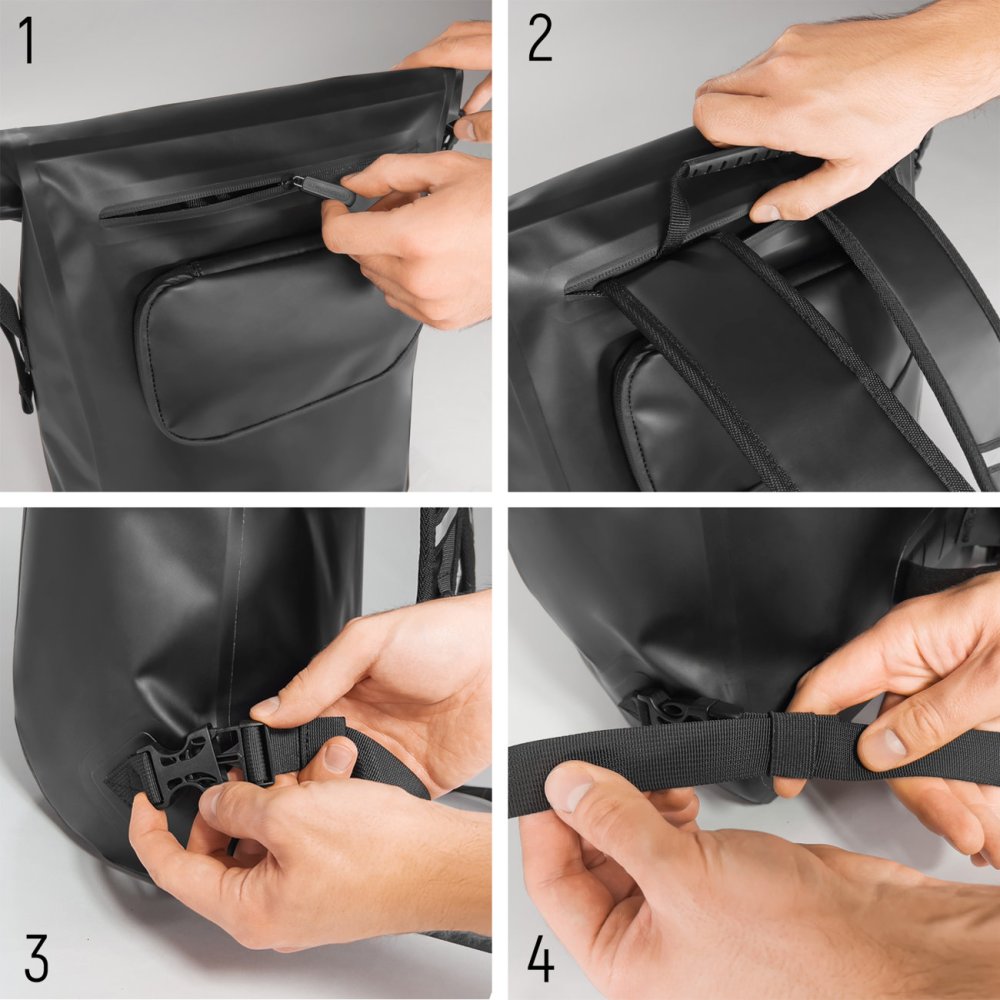 Wozinsky Waterproof Backpack Bike Bag 2in1 23l Black (wbb31bk) (17)