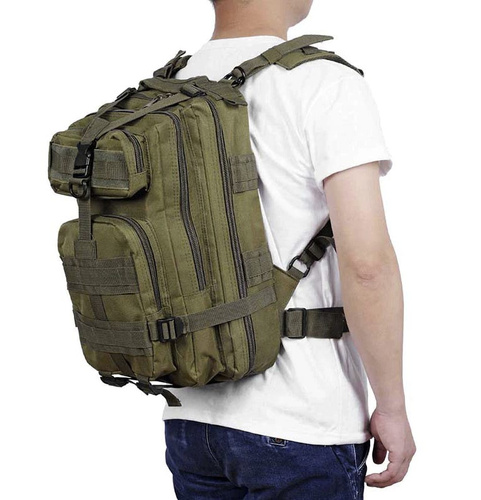 38L Tactical Military Backpack with MOLLE System, Green (2)