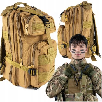 Military-style Backpack Tourism Hiking Travel Bag, 28L