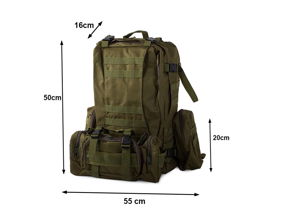 Backpack Tourism Hiking Travel Camping Bag, 48,5L (8)