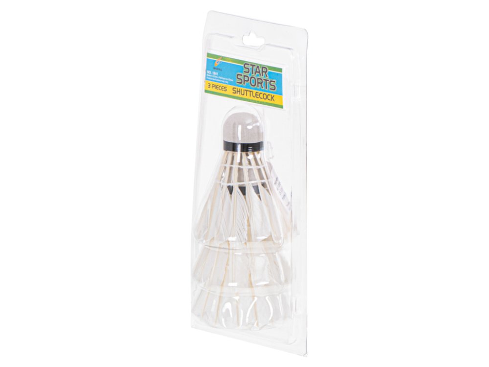 Feather Badminton Shuttlecocks 3 pcs. (3)
