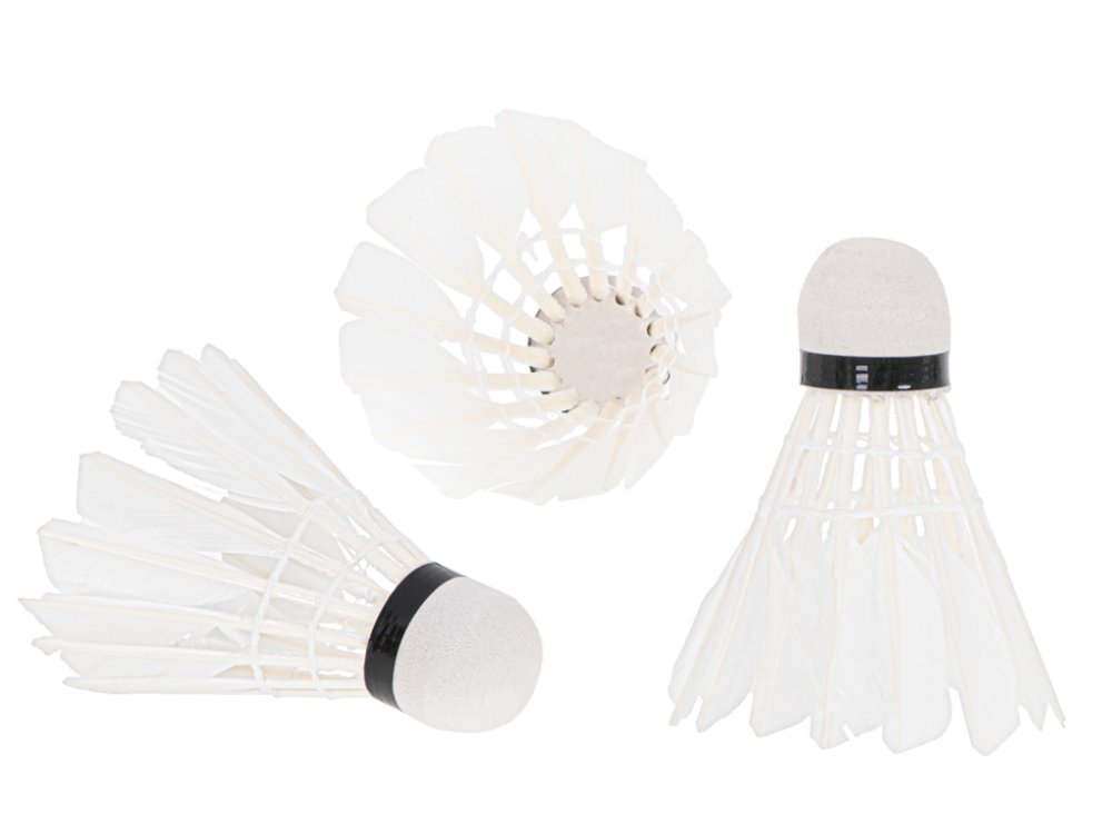 Feather Badminton Shuttlecocks 3 pcs. (1)
