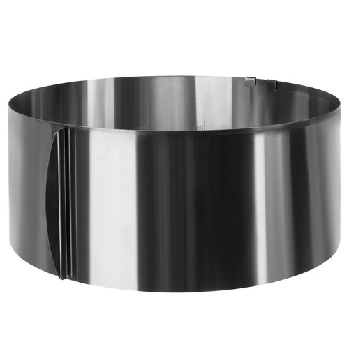 Round Stainless Steel Adjustable Cake Ring Baking Mold (5)