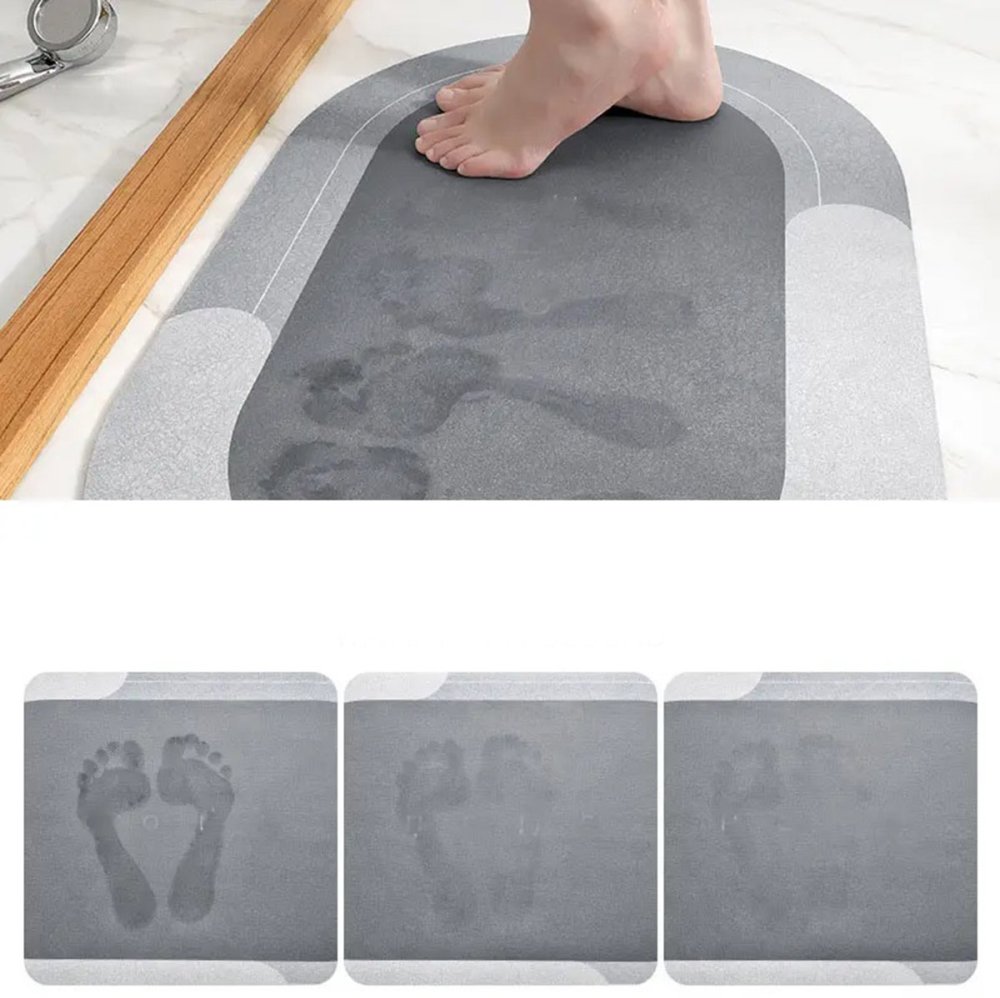 Quick-Dry Bathroom Mat, Purple (3)