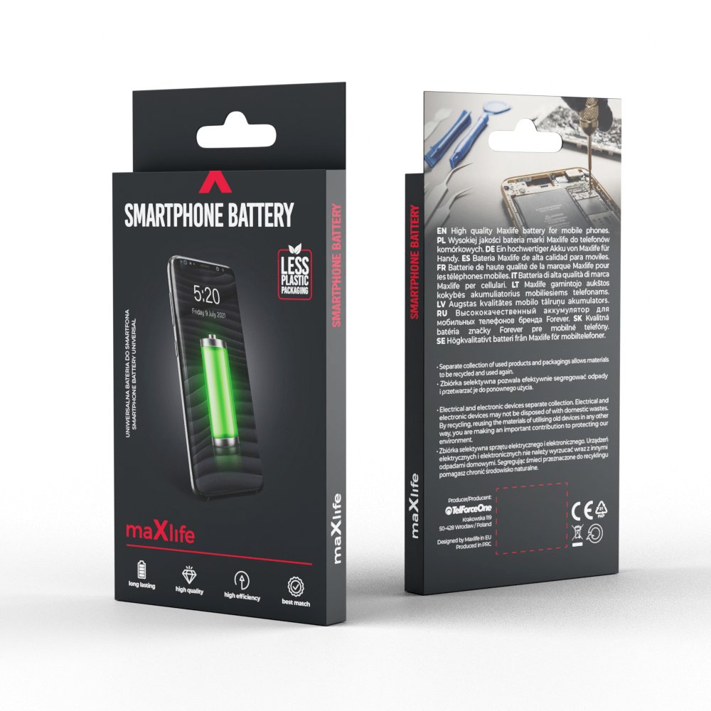 iPhone X Battery Replacement Maxlife 2716mAh High Capacity (0)