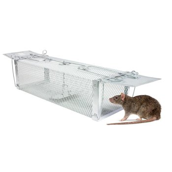 Humane Live Catch Cage Trap for Martens and Rats 60 cm