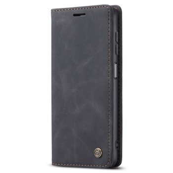 Samsung Galaxy A34 (SM-A346) CASEME Wallet Magnetic Leather Case Cover, Black