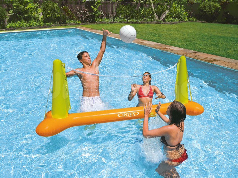 Floating Volleyball Set for Pool with Net and Ball, Intex 56508 (0)
