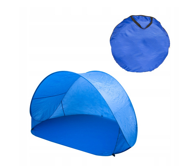 Beach Garden Tent Mini Canopy for Sunbathing XL 140 x 100 x 80 cm, Blue