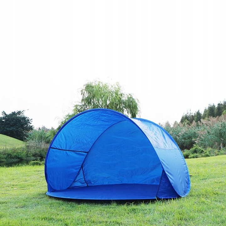 Beach Garden Tent Mini Canopy for Sunbathing XL 140 x 100 x 80 cm, Blue (2)