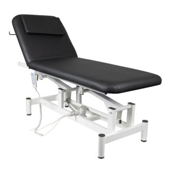 Cosmetic bed, massage couch Sillon Electr. 079, black