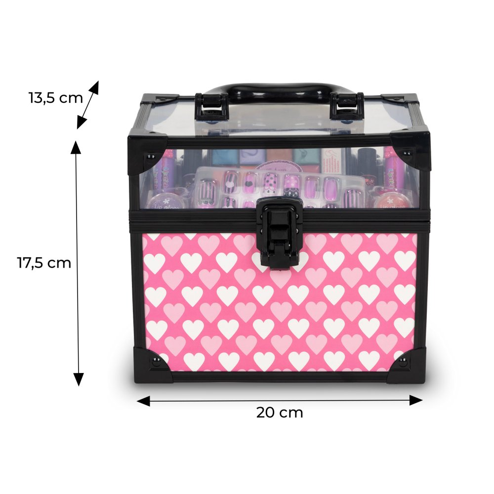 Kids Makeup and Nail Art Set in a Carry Case for Girls (3)