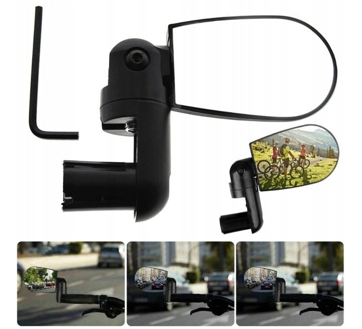 360° Rotating Adjustable Bike Mirror for Handlebars (9)