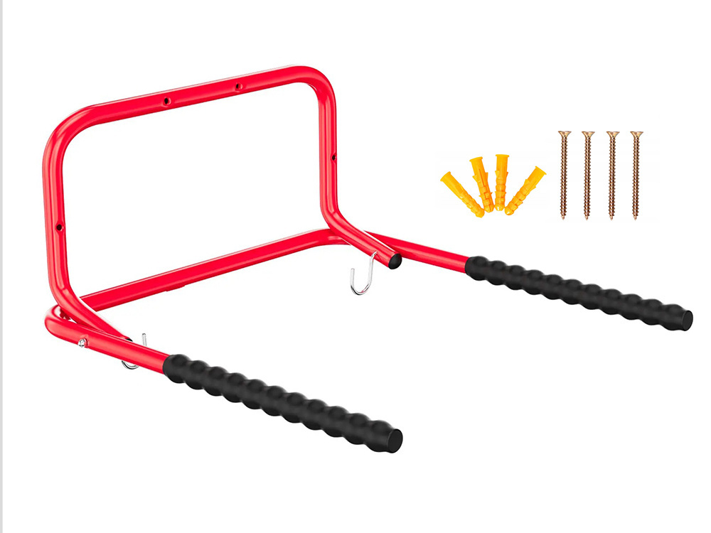 Hook double tool holder workshop bicycle for garage (3)