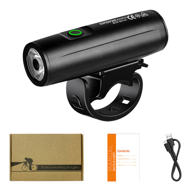 Superfire BL14 Bicycle Flashlight, 400lm, IP54 Waterproof, USB Rechargeable (0)