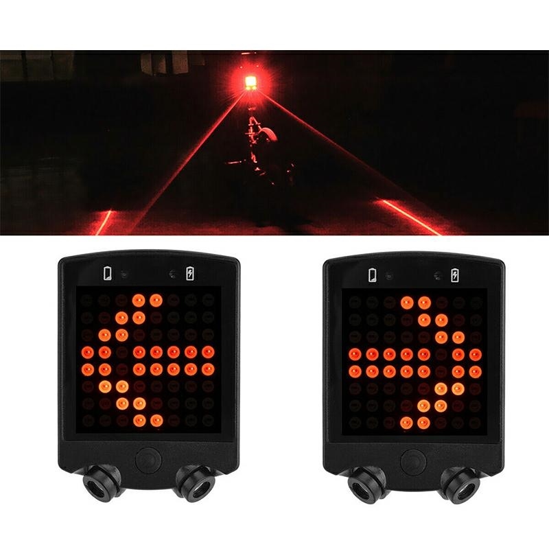 Wireless Bike Turn Signals & Rear Light with Laser Lane Projector (0)