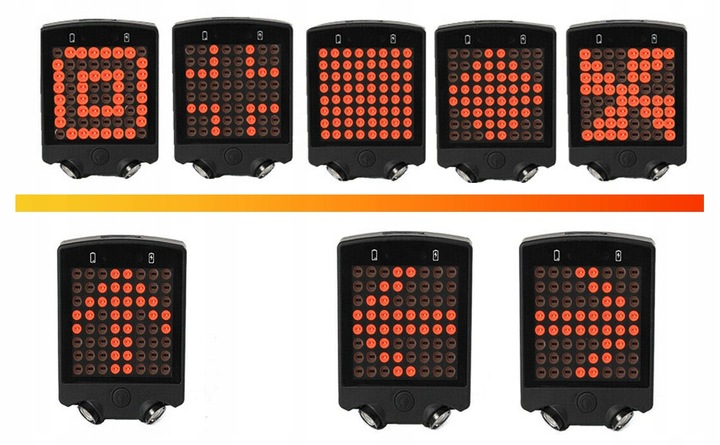 Wireless Bike Turn Signals & Rear Light with Laser Lane Projector (9)