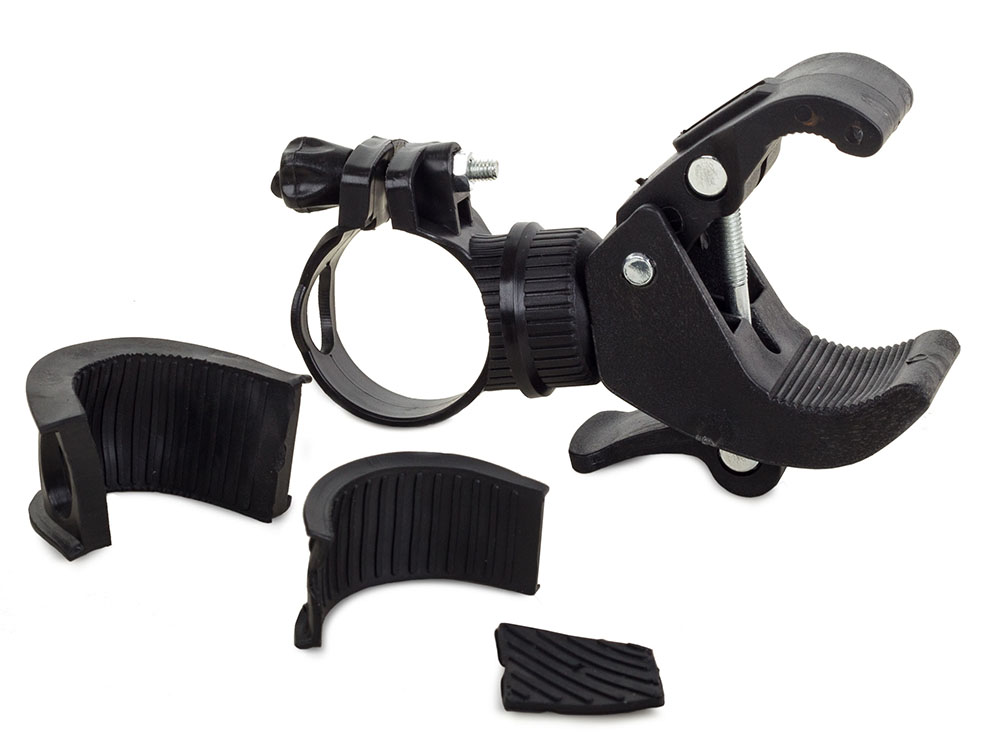 Universal Adjustable Bicycle Handlebar Flashlight Holder (0)