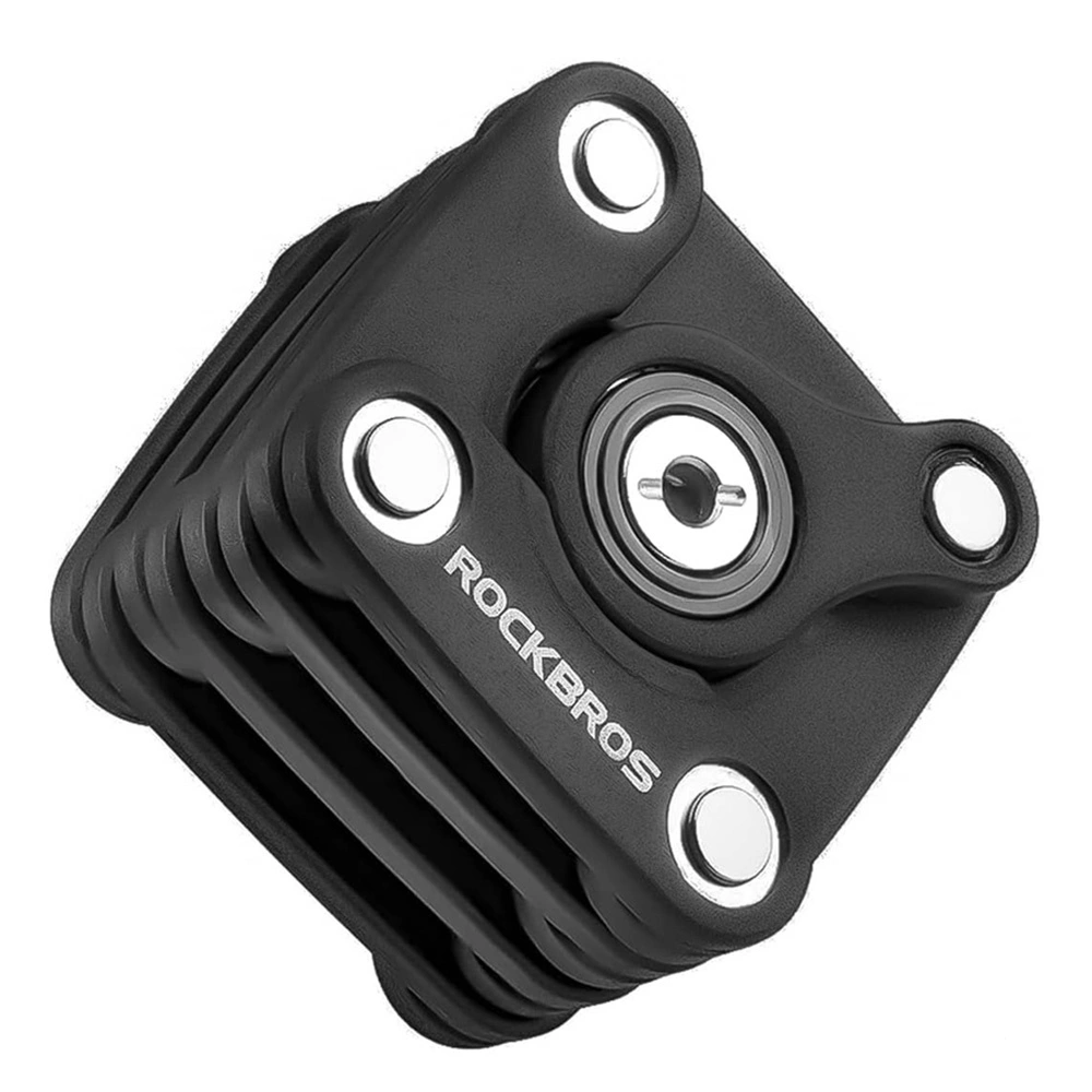 Rockbros WD795 foldable bicycle lock - black