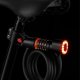 Combination Bike Lock Cable with LED Safety Light 1.1 m