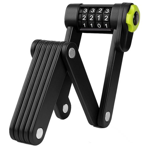 Folding bike lock with code TRIZAND 25733, black (2)