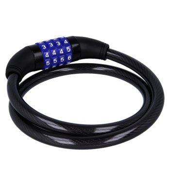 Combination Coil Bike Lock Forever Outdoor KYL-110, black