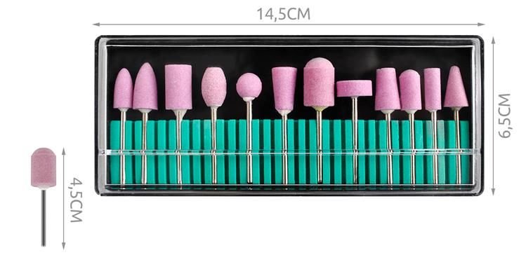 160 Pcs Nail Drill Bit Set (Diamond, Stone, Felt) for Manicure, Pedicure & Podiatry (0)