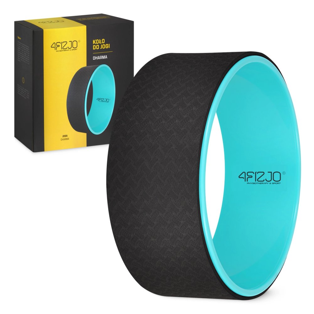 DHARMA Yoga Wheel 32.5 cm for Stretching, Blue (3)