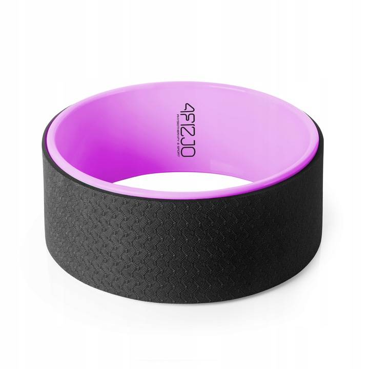 4Fizjo Dharma Yoga Pilates Exercises Wheel Ring Back Roller Stretcher, Pink (6)