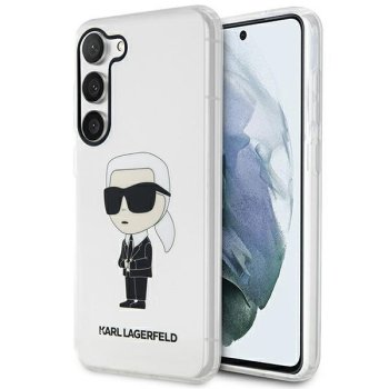 Samsung Galaxy S23 (SM-S911) Karl Lagerfeld Ikonik Karl Lagerfeld Case Cover (KLHCS23SHNIKTCT), Transparent