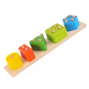 Wooden Ring Stacker Educational Toy Jhtoy-605