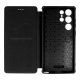 Xiaomi Redmi 9C Razor Leather Book Case Cover Wallet, Black