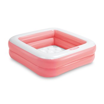 INTEX Inflatable Kids Paddling Pool 86 x 25 cm, Light Pink 57100