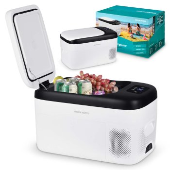 2-in-1 Portable Fridge, Refrigerator, Freezer Berdsen Icemax 401 with Heating Function, 21L