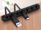 Desk Cable Organiser Adhesive Cable Holder Organizer 5 slots