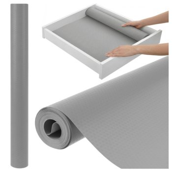 Ruhhy Non-Slip Drawer and Shelf Liner 26866 500x50 cm, Gray
