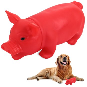 Squeaky Pig Chew Toy for Dogs and Pets