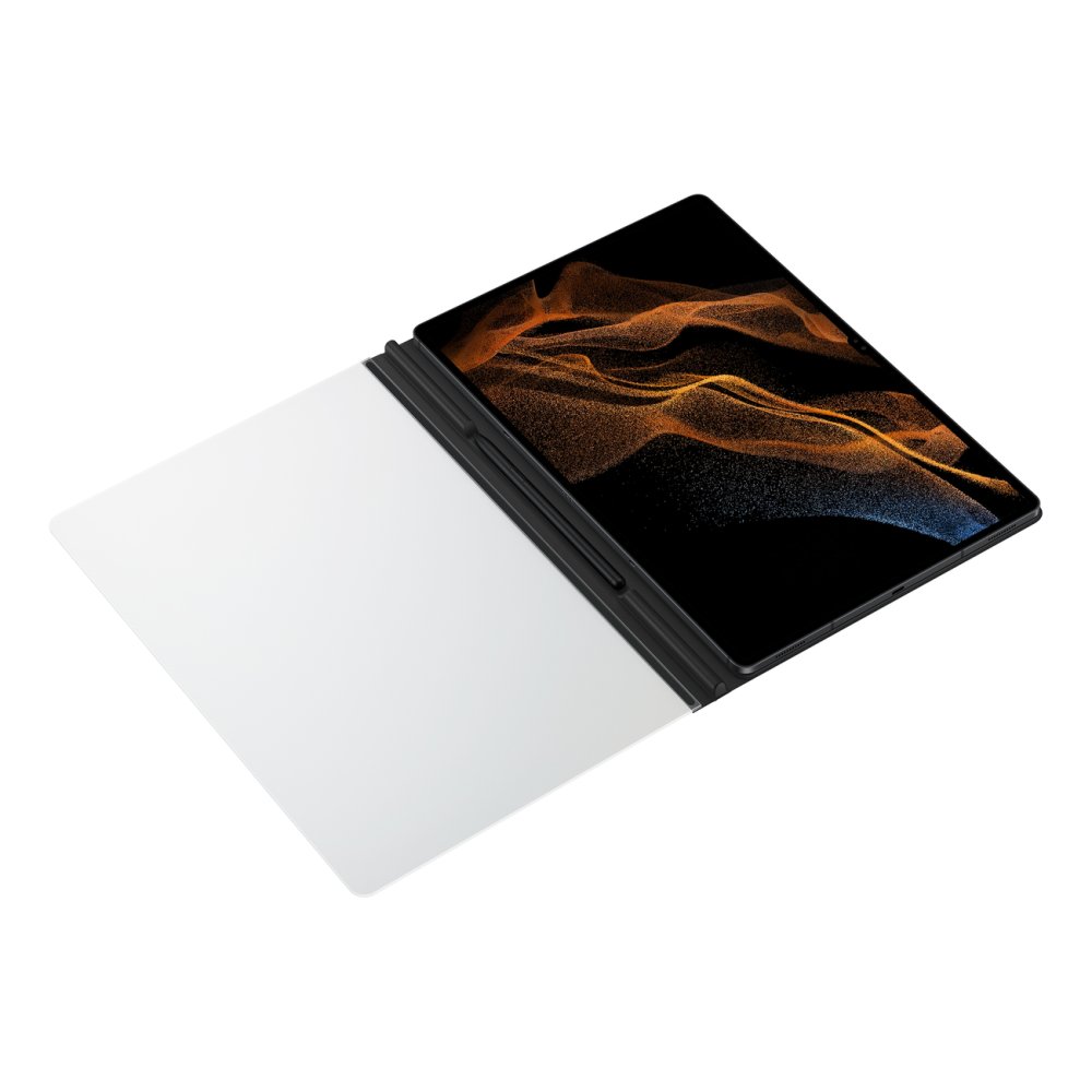 Original Samsung Galaxy Tab S8 Ultra (SM-X900; SM-X906) Note View Cover Case, Black (EF-ZX900PBEGEU) (0)