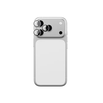 AmazingThing Lens Glass iPhone 17 Pro / Pro Max with Silver Aluminum Frame