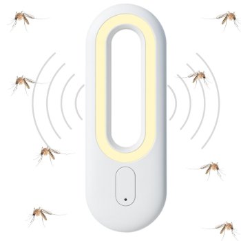 Ultrasonic Pest Repeller Plug-in with Night Light for Mosquitoes & Insects