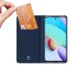 Xiaomi Redmi 10 DUX DUCIS Skin Pro Auto-absorbed Leather Cell Phone Case Cover, Blue