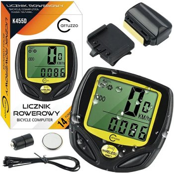 Carruzzo Wireless Bike Computer, Waterproof