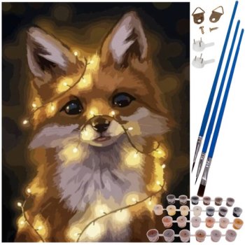 Painting by Numbers - 40x50cm, Fox