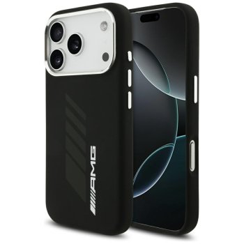 AMG Silicone Oversize Rhombs MagSafe Phone Case Cover iPhone 17 Pro - Black