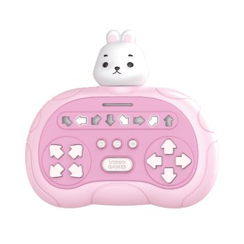 Handheld Fidget Game Maxlife MXPS-400 Rabbit Toy for Kids, Pink