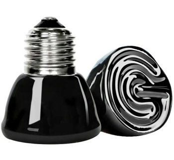 Infrared Reptile Heat Lamp for Terrarium 50W E27