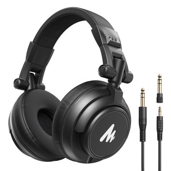 Wired Studio Headphones Maono AU-MH601 50mm Drivers