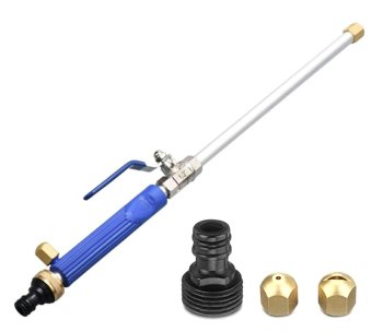 Pressure spray lance for garden hose with 3/4'' thread, blue