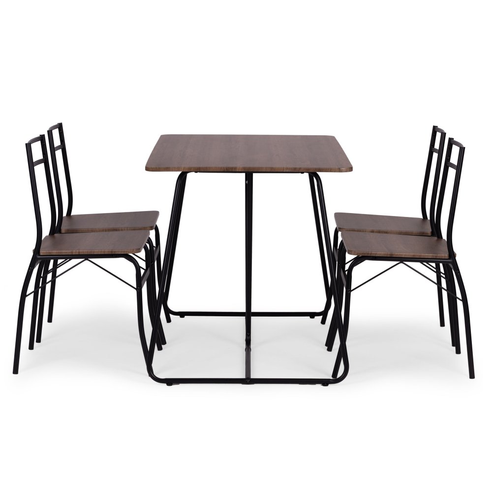 Dining Table Set for 4 ModernHome PARIS 5 Piece Kitchen Table and Chairs (3)